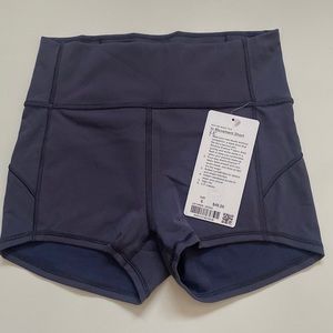Lululemon purple “In Movement Short” 2.5” new with tags